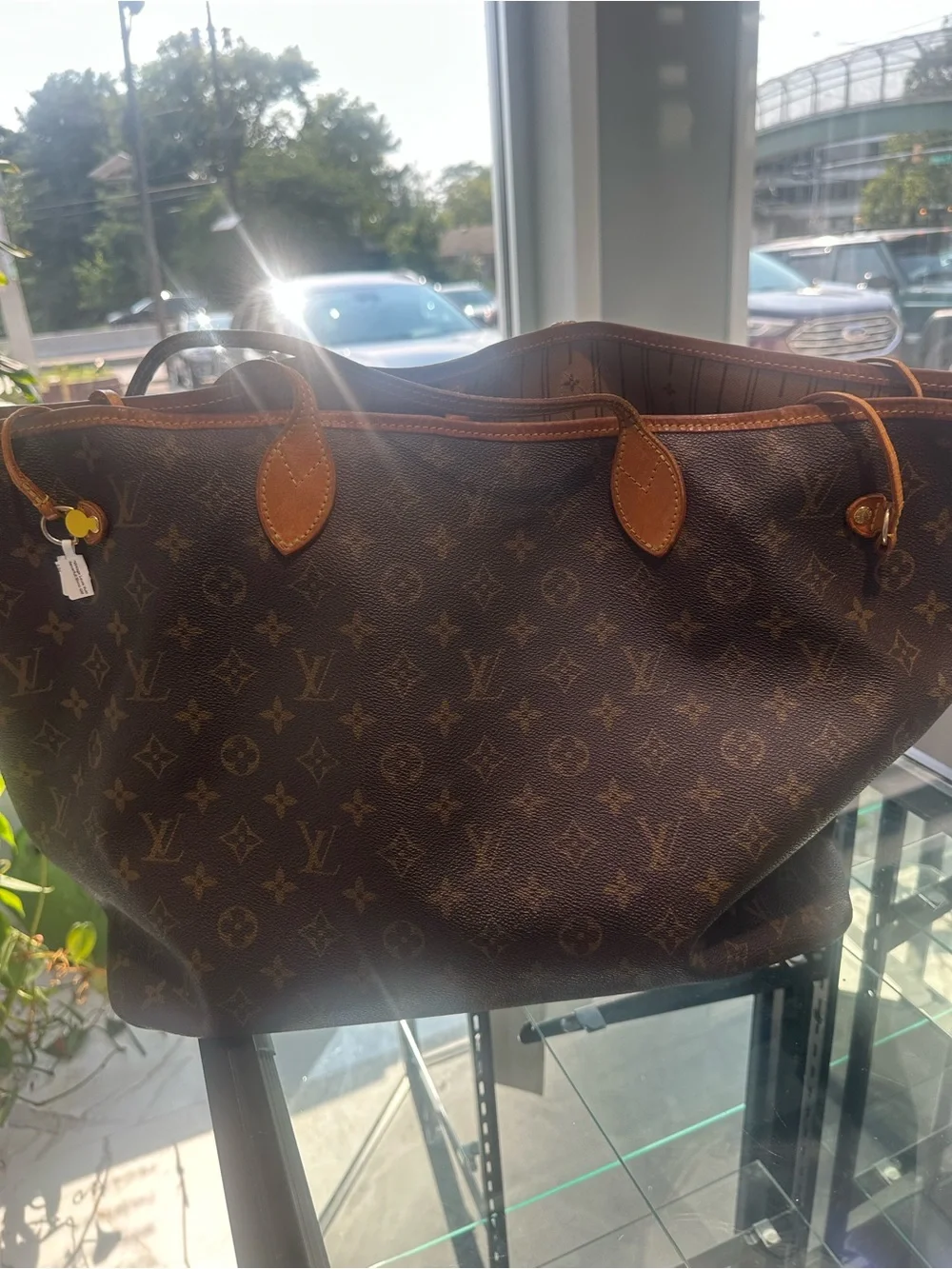 Louis Vuitton Brown Monogram Canvas Tote with Vachetta Trim AS IS 🫶